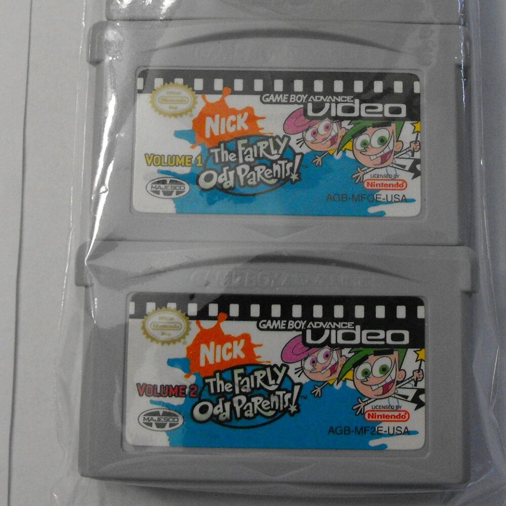 Gameboy Advance Video Fairly Odd Parents vol 1 and 2
